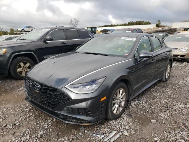 KMHL64JA4MA164079 - 2021 HYUNDAI SONATA SEL CHARCOAL photo 2