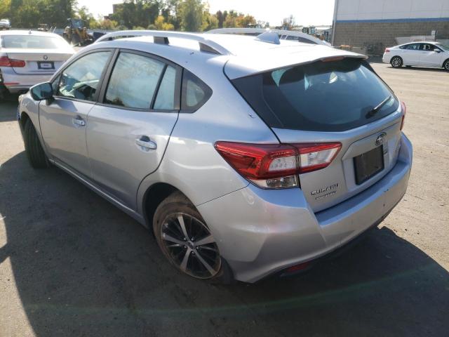 4S3GTAC61K3753582 - 2019 SUBARU IMPREZA PR SILVER photo 3