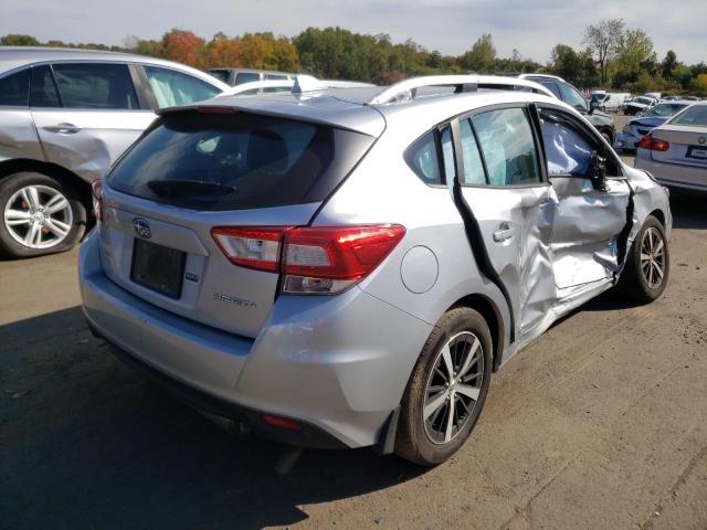 4S3GTAC61K3753582 - 2019 SUBARU IMPREZA PR SILVER photo 4