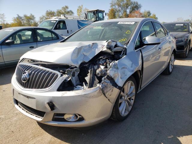 1G4PP5SK2D4215721 - 2013 BUICK VERANO SILVER photo 2