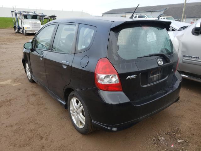 JHMGD38637S051020 - 2007 HONDA FIT S 黑色 照片 3