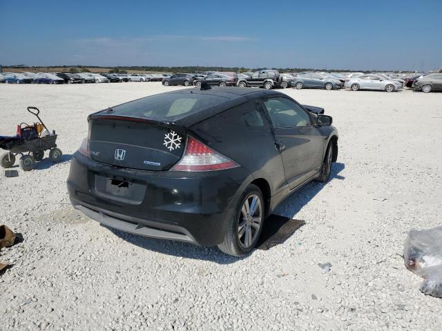 JHMZF1C49CS002427 - 2012 HONDA CR-Z BLACK photo 4