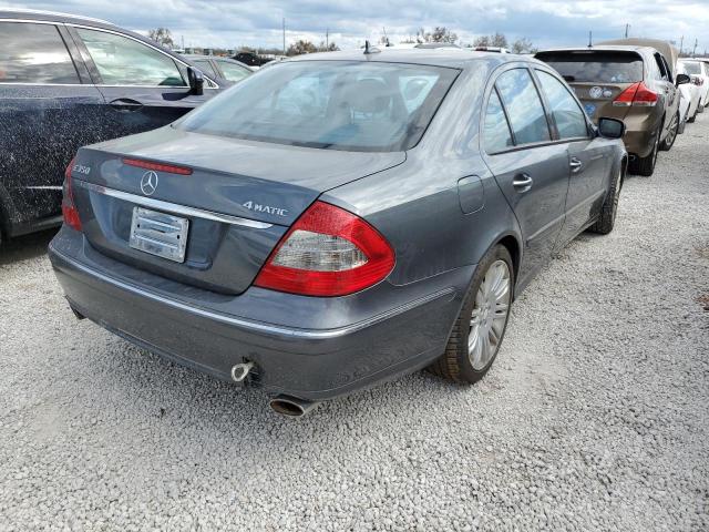 WDBUF87X48B262944 - 2008 MERCEDES-BENZ E 350 4MAT GRAY photo 4