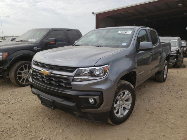 1GCGSCEN2N1237055 - 2022 CHEVROLET COLORADO L GRAY photo 2