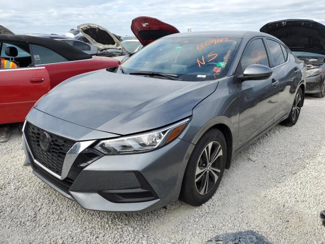 3N1AB8CV0NY246471 - 2022 NISSAN SENTRA SV GRAY photo 2