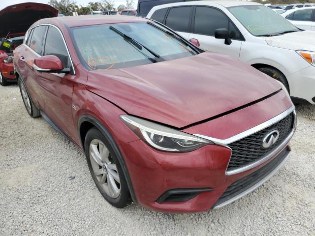 SJKCH5CP2HA030793 - 2017 INFINITI QX30 BASE MAROON photo 1