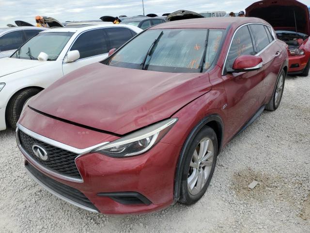 SJKCH5CP2HA030793 - 2017 INFINITI QX30 BASE MAROON photo 2