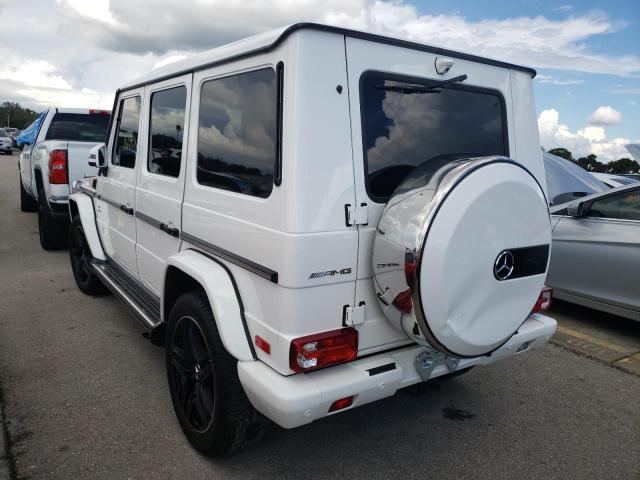 WDCYC7DH6JX294896 - 2018 MERCEDES-BENZ G 63 AMG WHITE photo 3