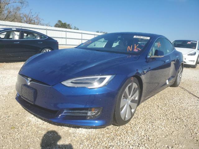 5YJSA1E28LF382452 - 2020 TESLA MODEL S Mavi foto 2