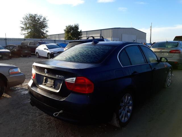 WBAVB33566KS31939 - 2006 BMW 330 I BLUE photo 4