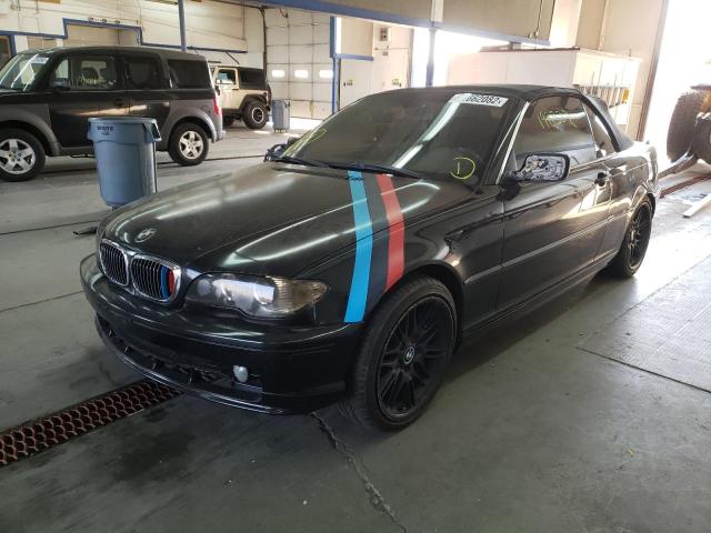 WBABW33446PX84283 - 2006 BMW 325 CI BLACK photo 2