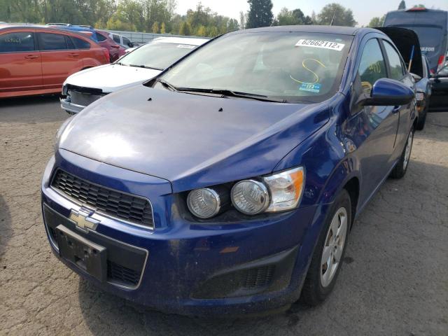 1G1JA5SG3D4250526 - 2013 CHEVROLET SONIC LS BLUE photo 2