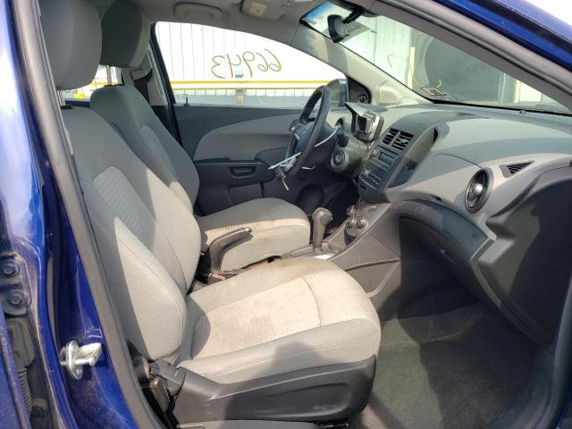 1G1JA5SG3D4250526 - 2013 CHEVROLET SONIC LS BLUE photo 5