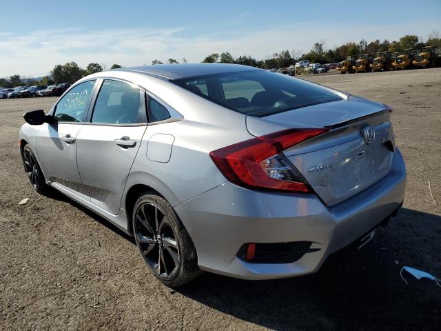 2HGFC2F89LH585222 - 2020 HONDA CIVIC SPOR SILVER photo 3