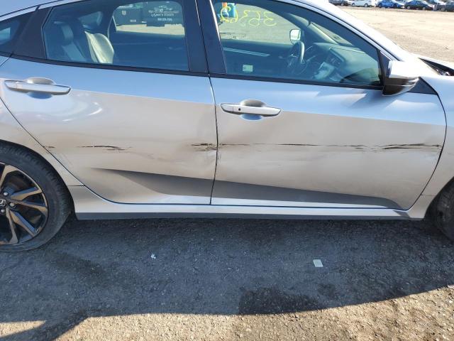 2HGFC2F89LH585222 - 2020 HONDA CIVIC SPOR SILVER photo 9