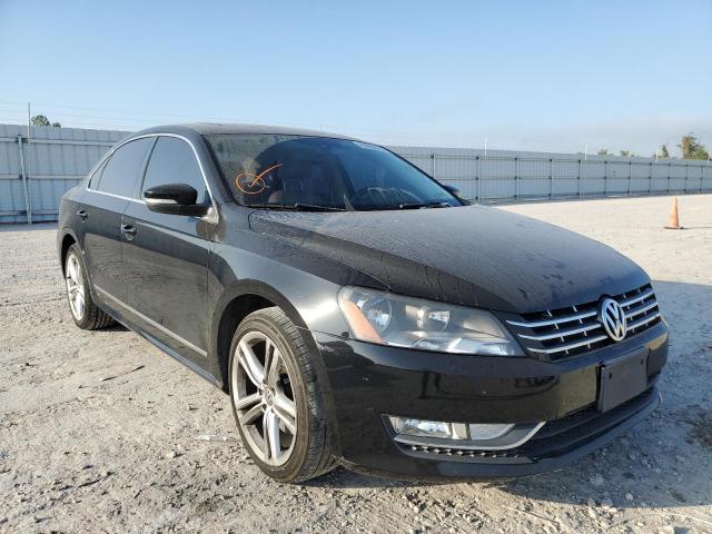 1VWCN7A33EC031178 - 2014 VOLKSWAGEN PASSAT SEL BLACK photo 1