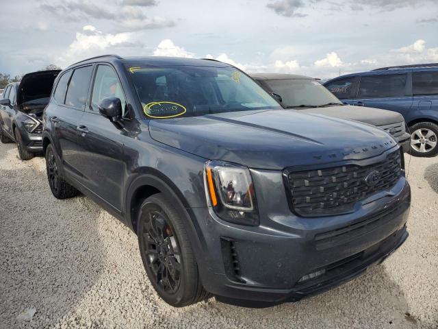 5XYP5DHC2MG186470 - 2021 KIA TELLURIDE GRAY photo 1