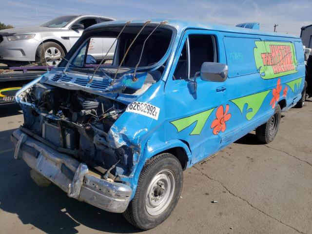 2B7KB31Z7LK786805 - 1990 DODGE RAM VAN B3 TWO TONE photo 2