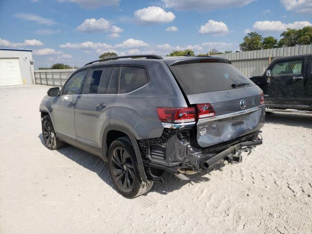 1V2JR2CA0NC550829 - 2022 VOLKSWAGEN ATLAS SE GRAY photo 3