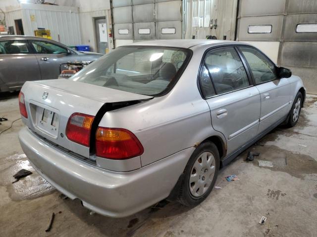 2HGEJ6615XH521485 - 1999 HONDA CIVIC BASE SILVER photo 4