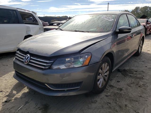 1VWAT7A38FC011037 - 2015 VOLKSWAGEN PASSAT S GRAY photo 2