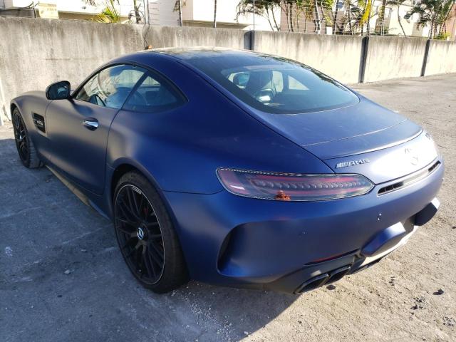 WDDYJ8AA1LA****** - 2020 MERCEDES-BENZ AMG GT C BLUE photo 3