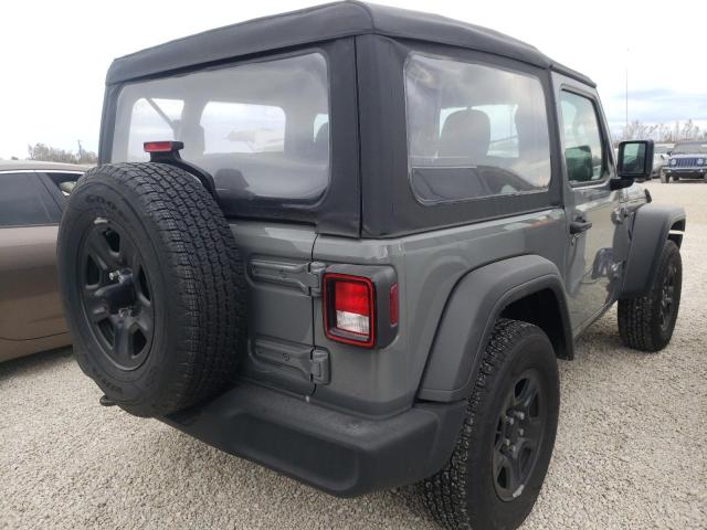 1C4HJXAGXMW662126 - 2021 JEEP WRANGLER S 灰色 照片 4