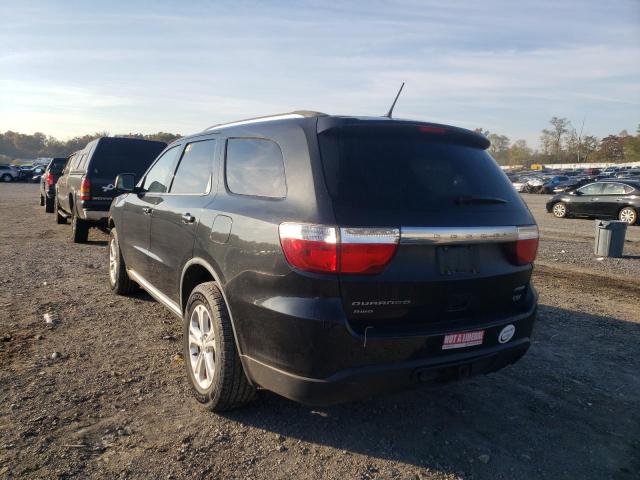 1C4RDJDG0CC152386 - 2012 DODGE DURANGO CR BLACK photo 3