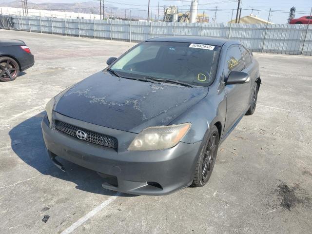 JTKDE3B7XA0302985 - 2010 TOYOTA SCION TC ნაცრისფერი ფოტო 2
