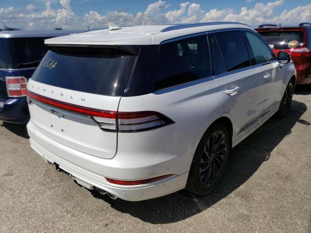 5LM5J7WC5MGL13340 - 2021 LINCOLN AVIATOR RE WHITE photo 4