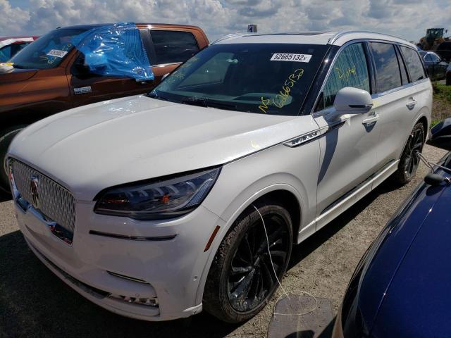 5LM5J7WC5MGL13340 - 2021 LINCOLN AVIATOR RE WHITE photo 5