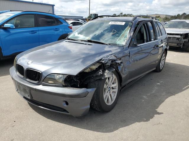 WBAEN33432PC10321 - 2002 BMW 325 IT GRAY photo 2