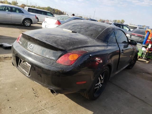 JTHFN48Y820014176 - 2002 LEXUS SC 430 BLACK photo 4