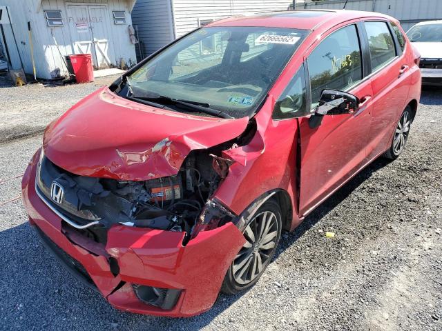 3HGGK5H80FM749324 - 2015 HONDA FIT EX RED photo 2