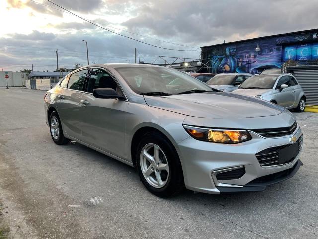 1G1ZB5STXGF302210 - 2016 CHEVROLET MALIBU LS GRAY photo 1