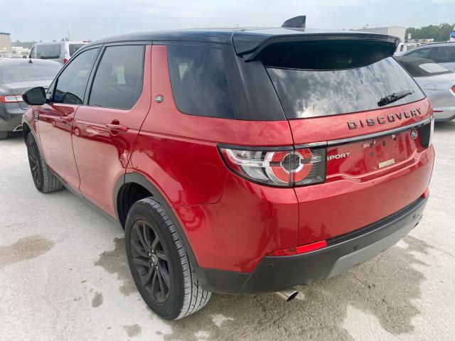 SALCP2RXXJH758587 - 2018 LAND ROVER DISCOVERY RED photo 3