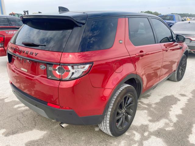 SALCP2RXXJH758587 - 2018 LAND ROVER DISCOVERY RED photo 4