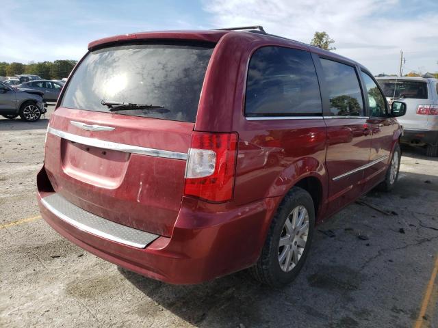 2C4RC1BG2ER445741 - 2014 CHRYSLER TOWN & COU RED photo 4