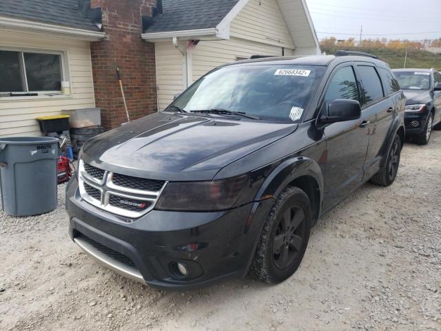 3C4PDDBG1CT168547 - 2012 DODGE JOURNEY BLACK photo 2