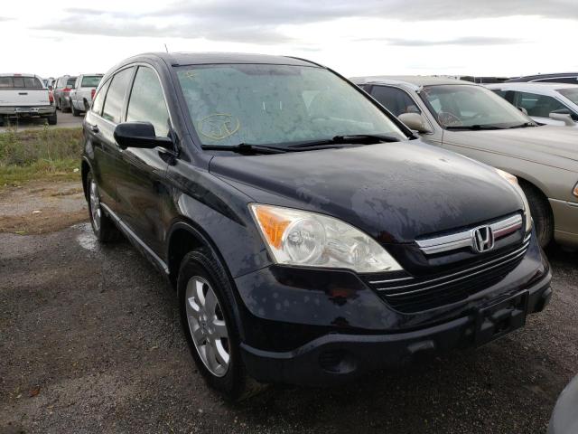 JHLRE48738C024646 - 2008 HONDA CR-V EXL BLACK photo 1