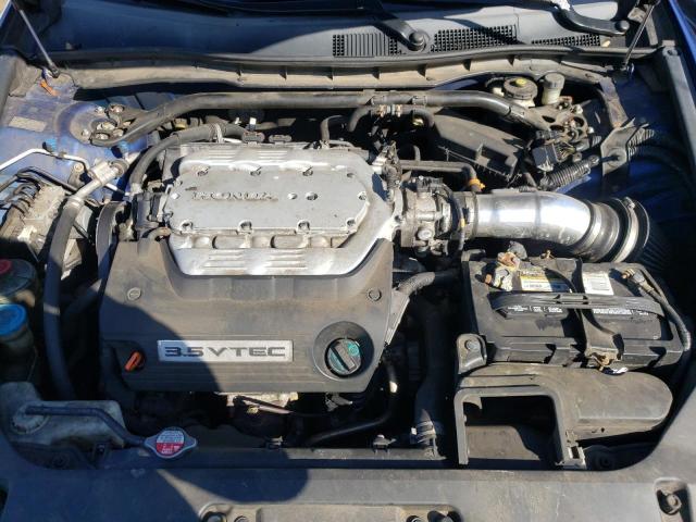 1HGCS21808A003995 - 2008 HONDA ACCORD EXL BLUE photo 7