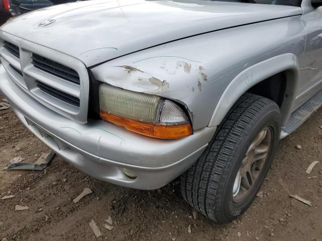 1B8HS78Z72F221650 - 2002 DODGE DURANGO R/ SILVER photo 9