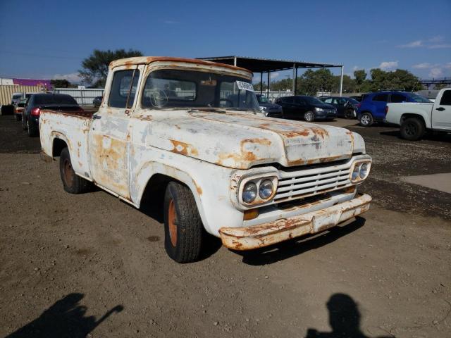 F10J9R49324 - 1959 FORD F100 PICKU WHITE photo 9