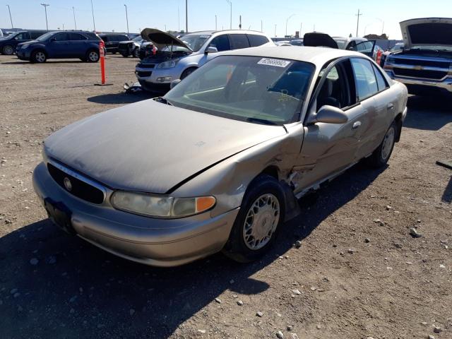 2G4WS52J211289827 - 2001 BUICK CENTURY BEIGE photo 2