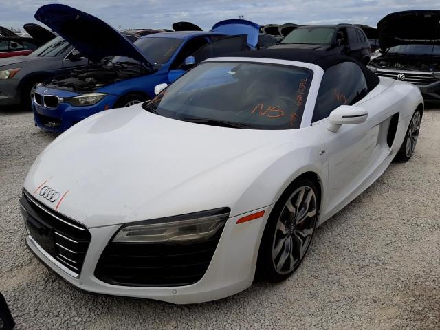 WUAVNAFG0FN000287 - 2015 AUDI R8 5.2 QUA WHITE photo 2