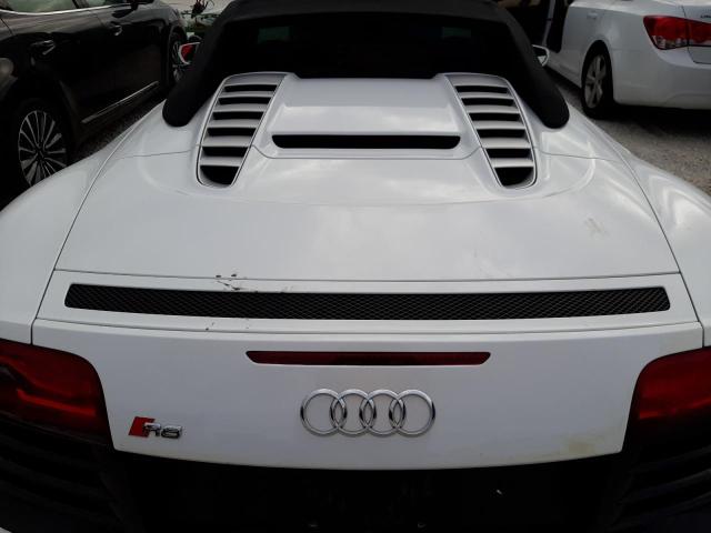 WUAVNAFG0FN000287 - 2015 AUDI R8 5.2 QUA WHITE photo 6