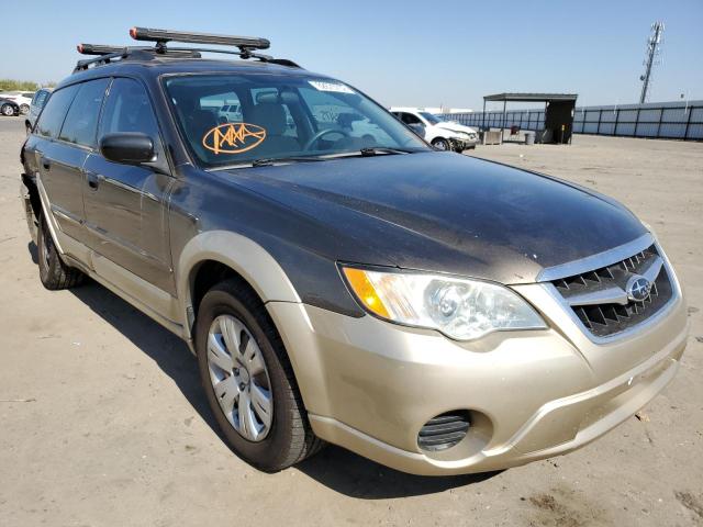 4S4BP60C487305582 - 2008 SUBARU OUTBACK BROWN photo 1