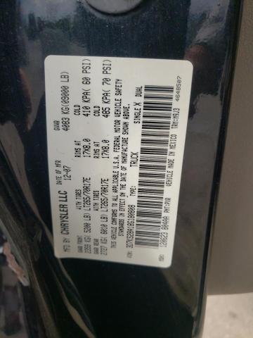 3D7KS28A18G180808 - 2008 DODGE RAM 2500 S BLACK photo 10