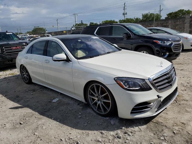 WDDUG8DB9JA411664 - 2018 MERCEDES-BENZ S 560 WHITE photo 1