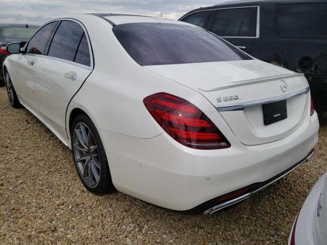 WDDUG8DB0LA518217 - 2020 MERCEDES-BENZ S 560 WHITE photo 3